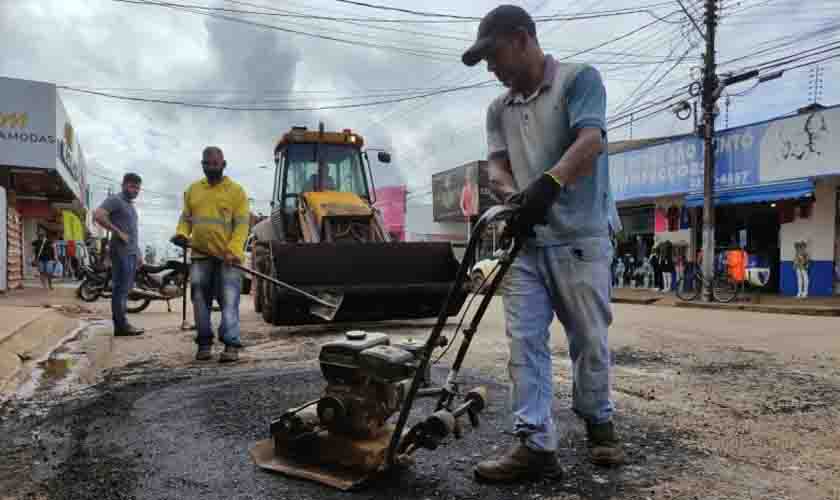 Ruas da zona sul de Porto Velho recebem trabalhos de infraestrutura