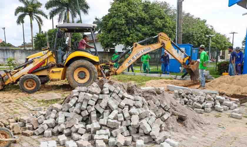 Semosp amplia estacionamento da Prefeitura de Ji-Paraná