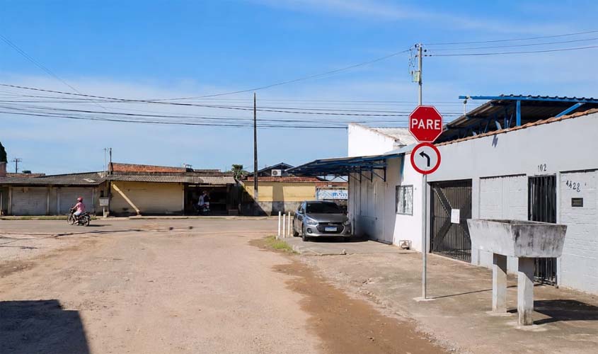 Correção melhora sinalização na avenida Amazonas