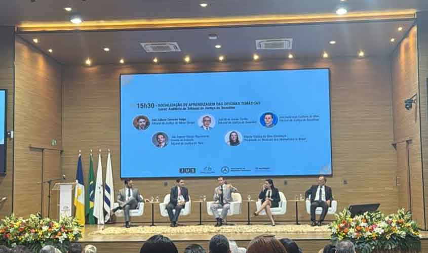 Justiça Itinerante de RO é destaque no Fórum Nacional de Mediação e Conciliação
