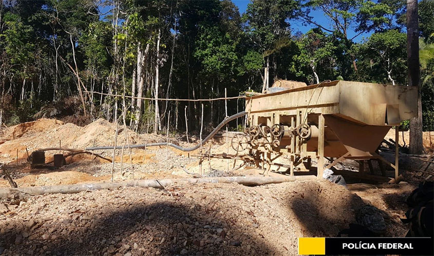 Rondônia : PF realiza operação em terra indígena
