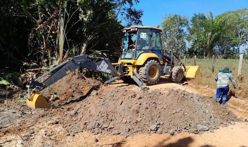 Prefeitura de Porto Velho recupera Ramal Maria Gorda, na região da BR-319