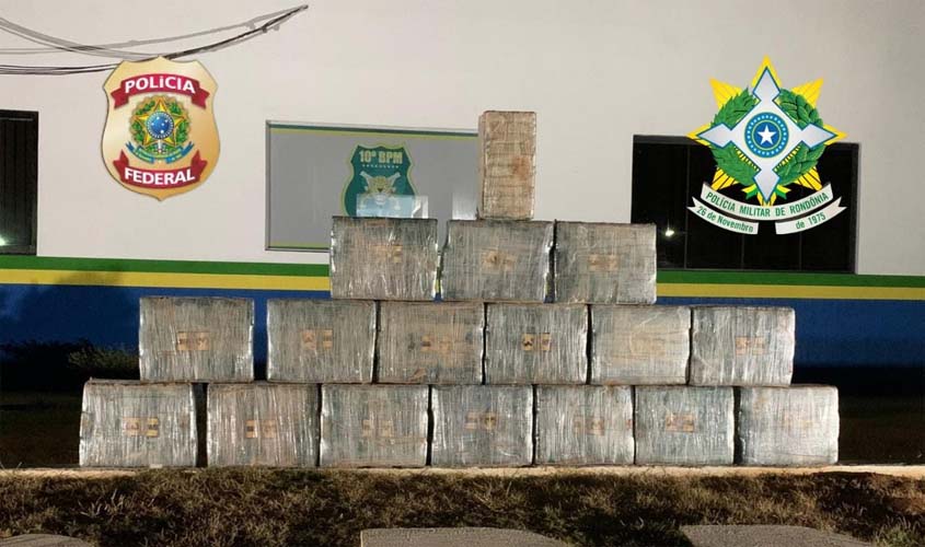 PF apreende meia tonelada de drogas em operação