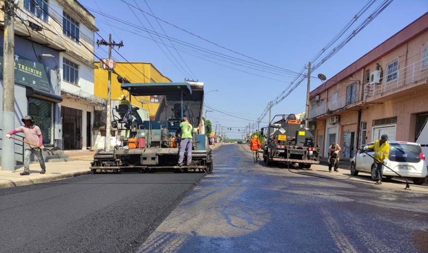 Mais de 60 quilômetros de recapeamento já foram feitos pela Prefeitura de Porto Velho em 2023