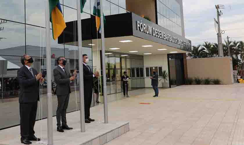 Fórum Desembargador Darci Ferreira é inaugurado em Pimenta Bueno 