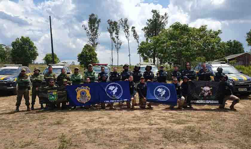 Em Rondônia, PRF participa de Instrução de Patrulha Rural e Combate Armado com BPFRON