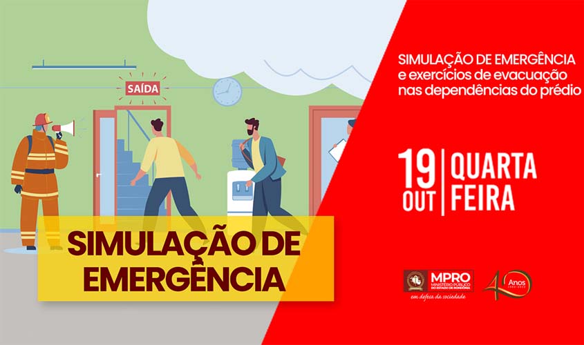 Ministério Público realizará simulado de emergência e evacuação do edifício-sede na capital