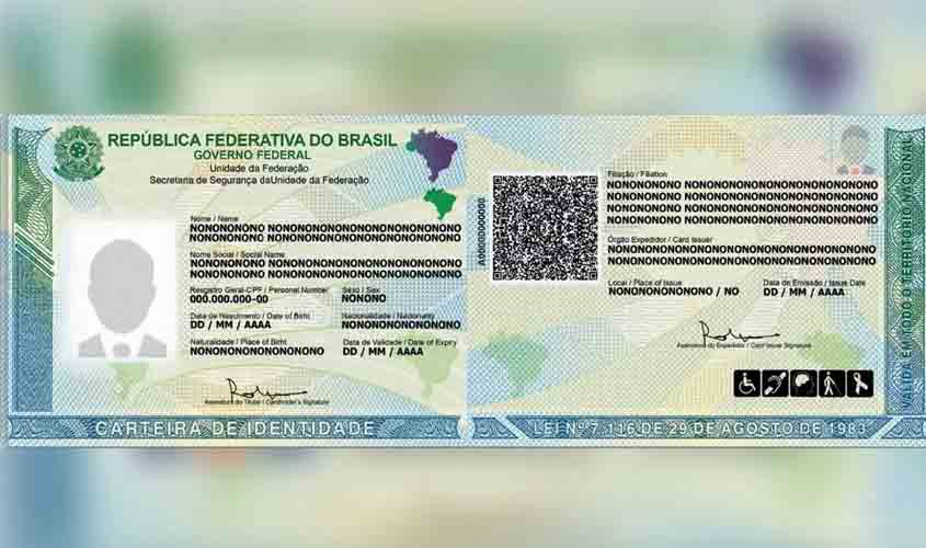 Governo de RO disponibiliza novo horário para agendamento das Carteiras de Identidade Nacional no Portal do Cidadão