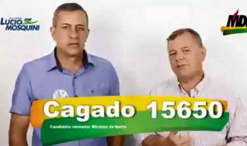 Vereador 'Cagado' é o segundo mais votado e conquista terceiro mandato consecutivo em cidade de Rondônia