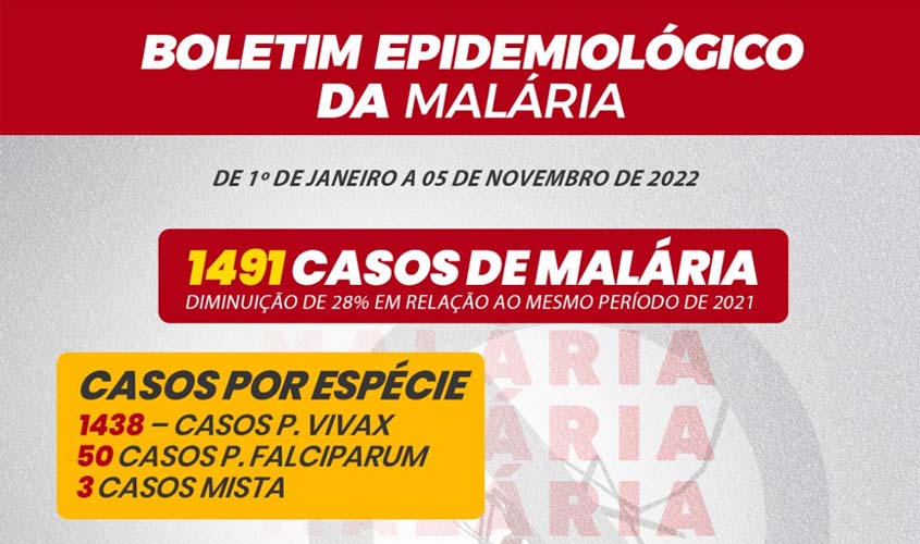 Prefeitura reduz em 28% casos de malária 