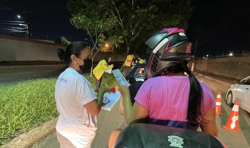 'Condução Segura' é incentivada a motoristas com ações educativas realizadas pelo Detran, em Porto Velho