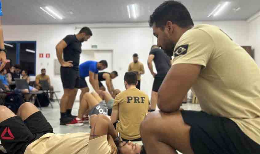 Polícia Rodoviária Federal realiza aplicação do Teste de Aptidão Física em todo o efetivo