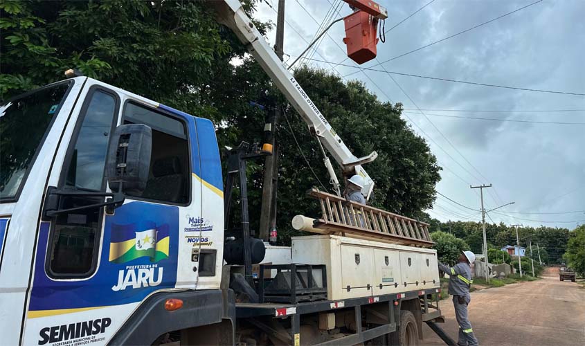 Jardim dos Estados e Setor 06 também são contemplados com 100% de lâmpadas de LED