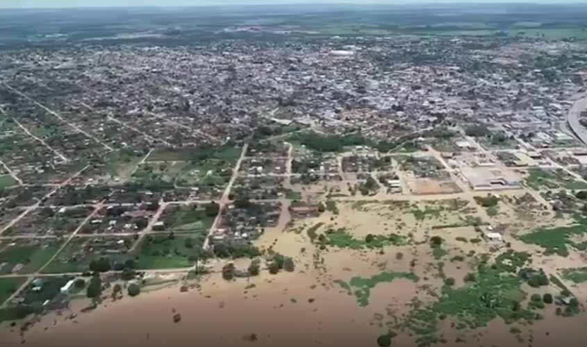 Ruas interditadas em Ji-Paraná