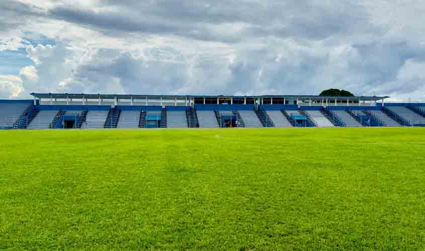 Estádio Aluízio Ferreira recebe melhorias e se prepara para jogos da Copa do Brasil em Rondônia