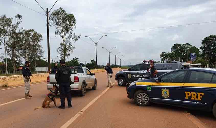 PRF e Denarc PCRO realizam operação conjunta em Porto Velho/RO