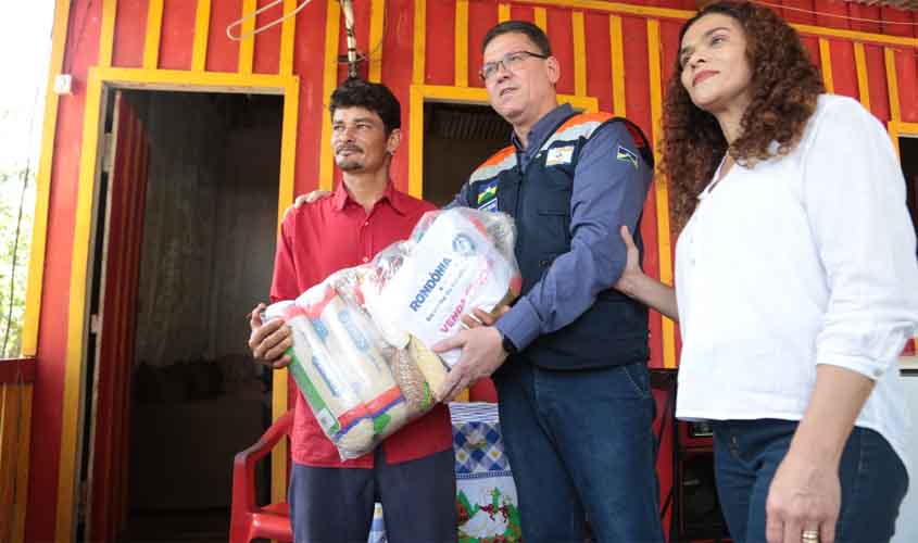 Governador Marcos Rocha e Luana Rocha anunciam auxílio emergêncial para famílias atingidas por enchentes em Rondônia