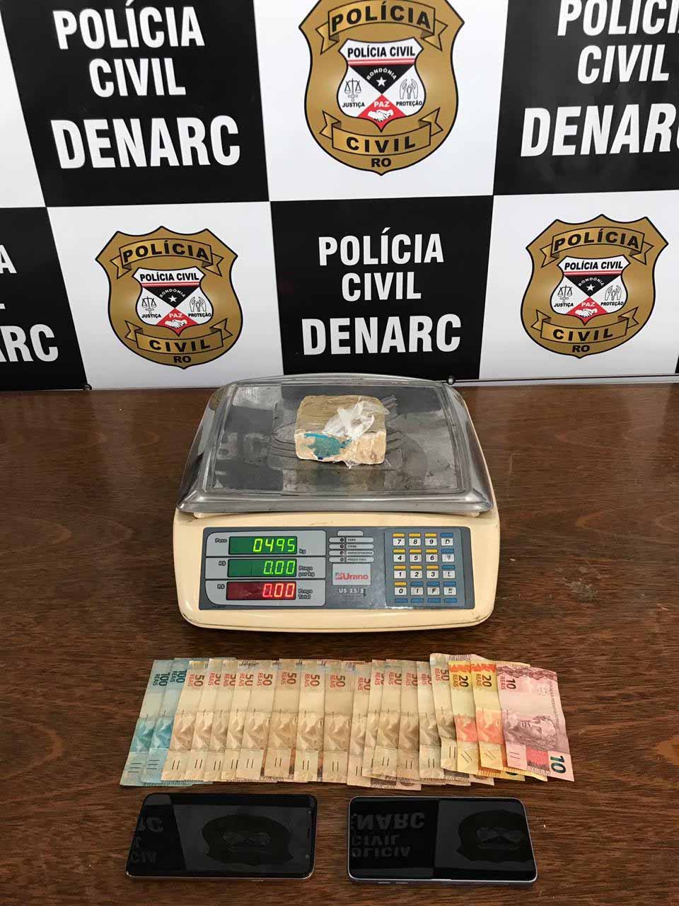 Polícia Civil prende acusados por tráfico de drogas em Machadinho