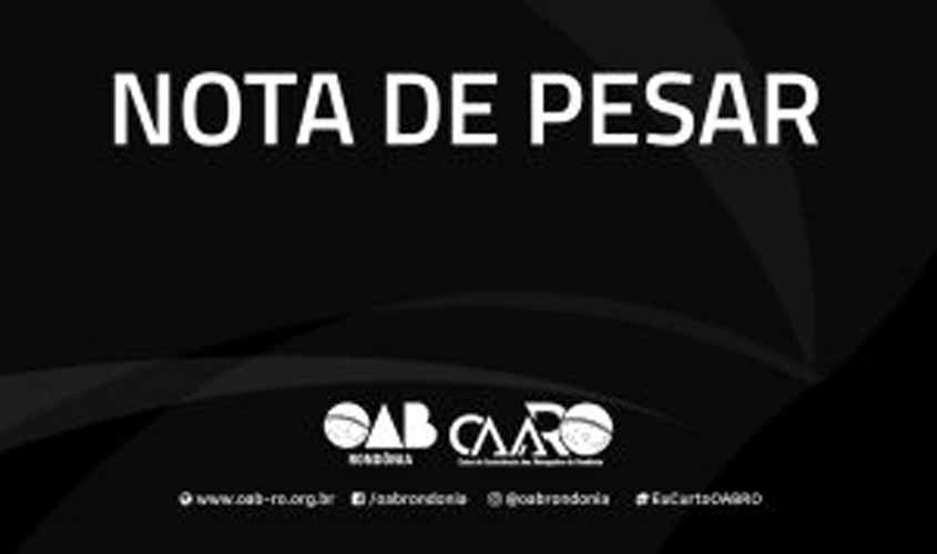 Nota de pesar – Antonio Santana Moura