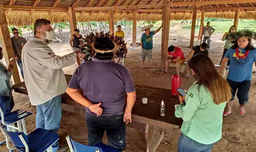 Equipe técnica da Sedam visita aldeias indígenas; projeto “Café Tribus” é apresentado