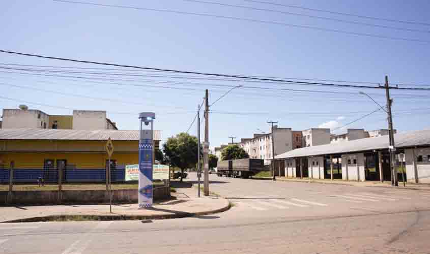 Residenciais populares de Porto Velho recebem reforço na segurança com instalação de totens