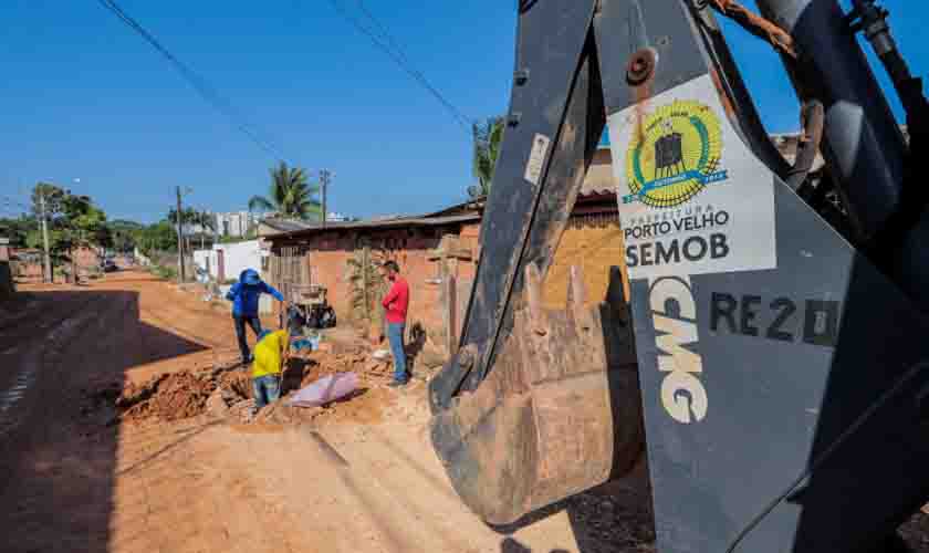 Obras de infraestrutura seguem avançando em diversos bairros de Porto Velho