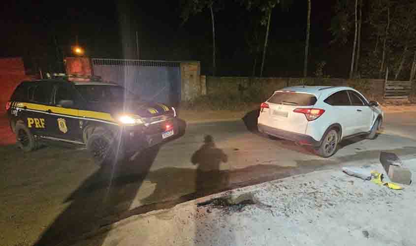 PRF em Rondônia detém motorista por cometer três crimes de trânsito em sequência