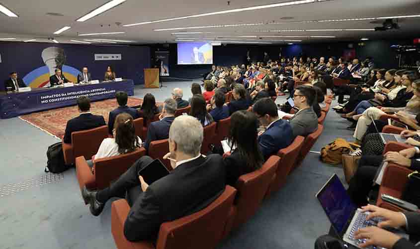 Impactos da IA no sistema constitucional, na democracia e nos direitos fundamentais são temas de evento no STF