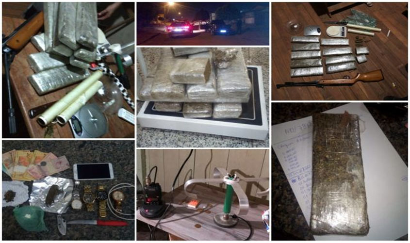 Nova ação da Polícia Militar em Cacoal apreende quase 10 quilos de drogas e mais de 200 mil reais