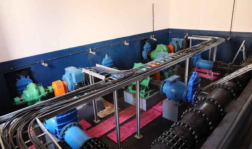 Teste de bombas em adutora impulsiona obras de abastecimento de água em Porto Velho