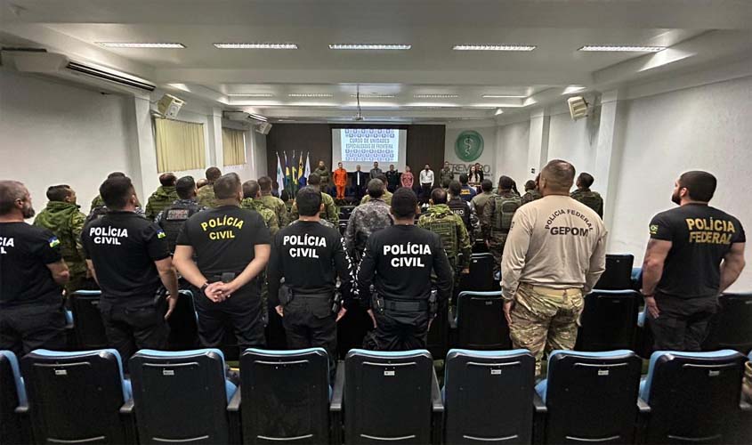 Servidores da Segurança Pública participam do Curso de Unidades Especializadas de Fronteiras