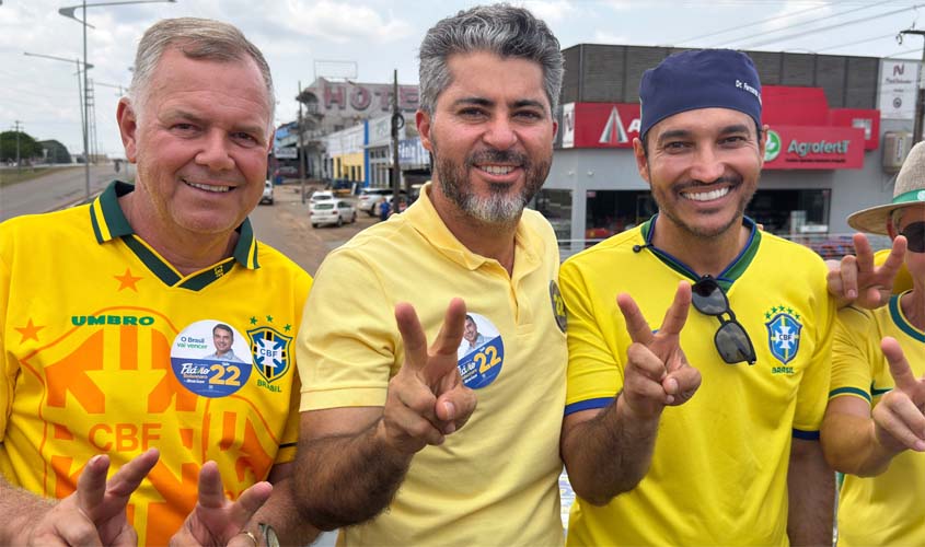 Marcos Rogério, Lúcio Mosquini e Fernando Máximo lideram mobilização pró-Flávio Bolsonaro em Rondônia