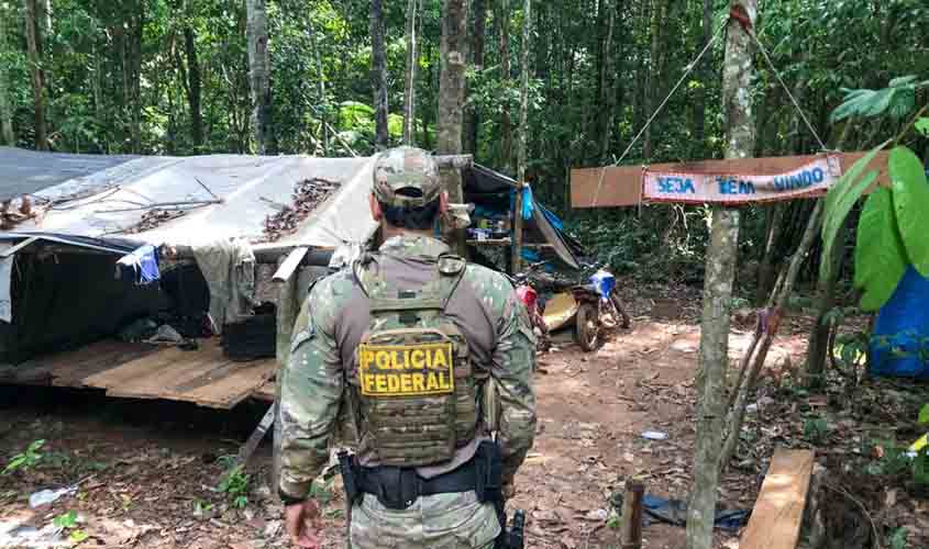 PF combate crimes em área indígena de RO