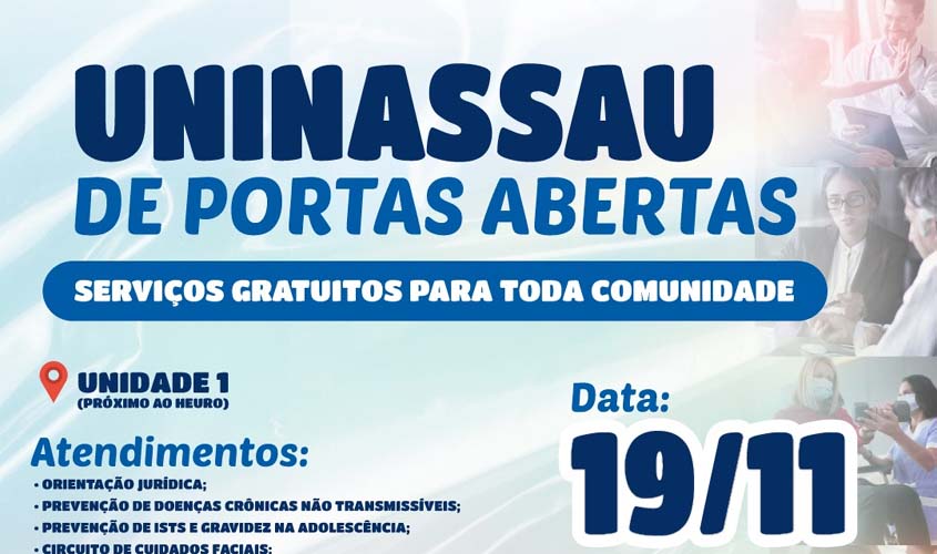 UNINASSAU Cacoal promove mutirão de serviços gratuitos neste sábado 