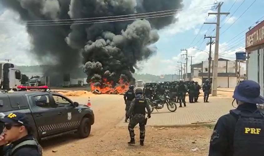 Golpistas bolsonaristas de Rondônia voltam a interditar BR-364 e desafiam PRF