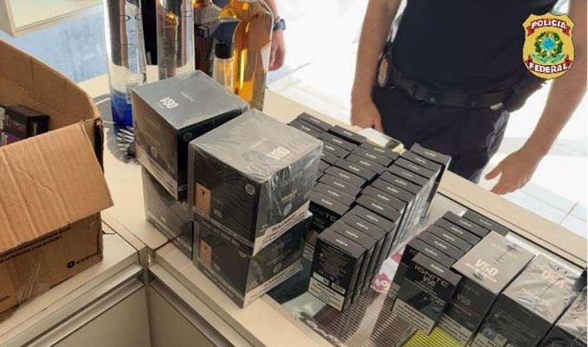 PF combate contrabando de cigarros eletrônicos 