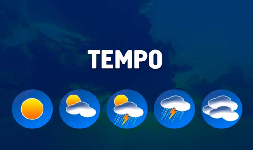 Quinta-feira (19) será de tempo nublado e altas temperaturas no Norte