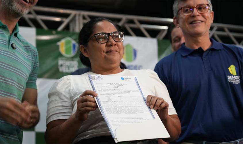 Regularização fundiária beneficia famílias em Porto Velho