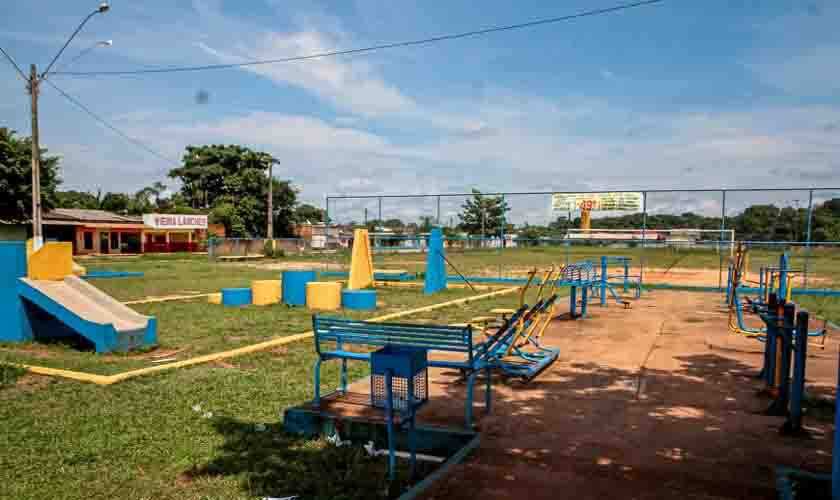 Com investimentos do projeto 'Governo na Cidade', espaços públicos de lazer vão ser revitalizados em Porto Velho
