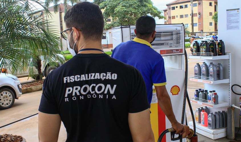 Procon Rondônia divulga balanço da operação Tracking nos postos de combustíveis