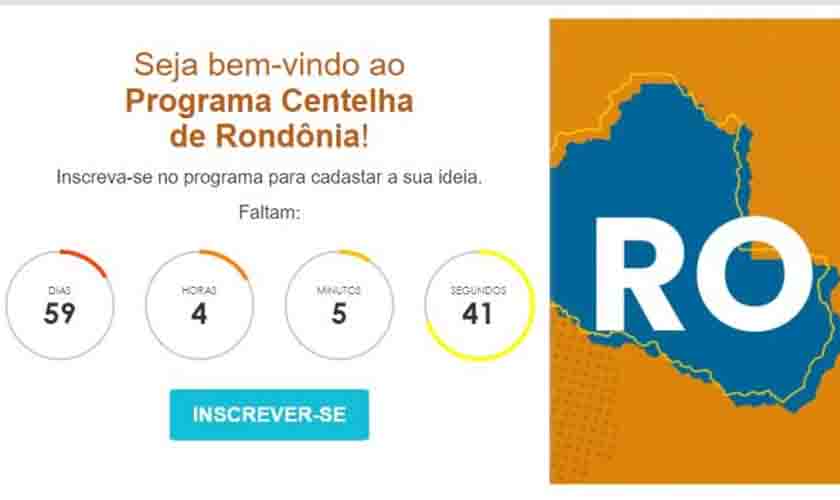 Programa Centelha tem inscrições prorrogadas até dia 18 de abril 