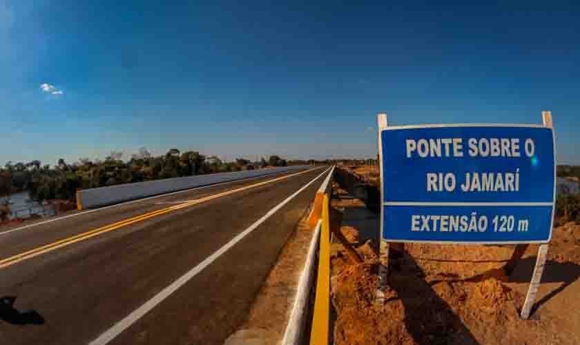 Em Rondônia, pontes de madeira são substituídas por pontes de concreto; ações definitivas que fazem parte do planejamento de Governo