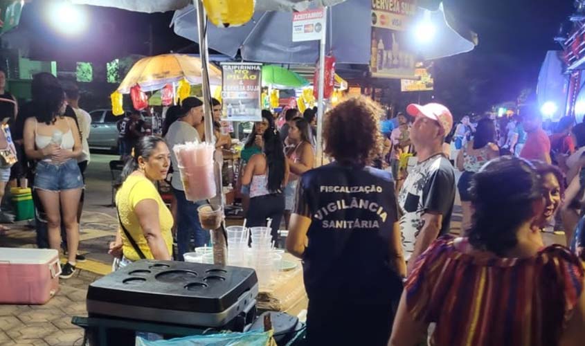 Foliões devem ficar atentos à qualidade dos alimentos e bebidas vendidos nos eventos carnavalescos