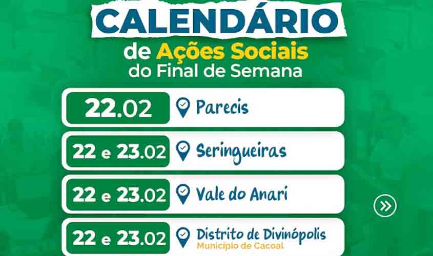 DPE/RO realiza atendimentos em ações sociais neste fim de semana