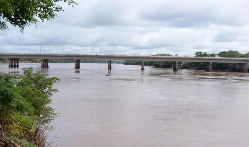 Defesa Civil emite comunicado de alerta sobre nível do rio Machado
