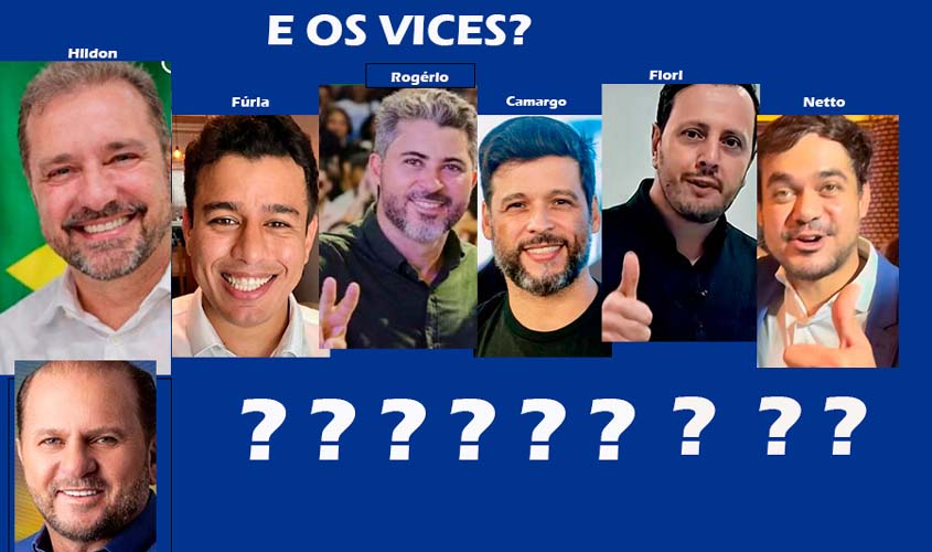 Concorrentes ao governo buscam vices; apenas uma chapa está fechada