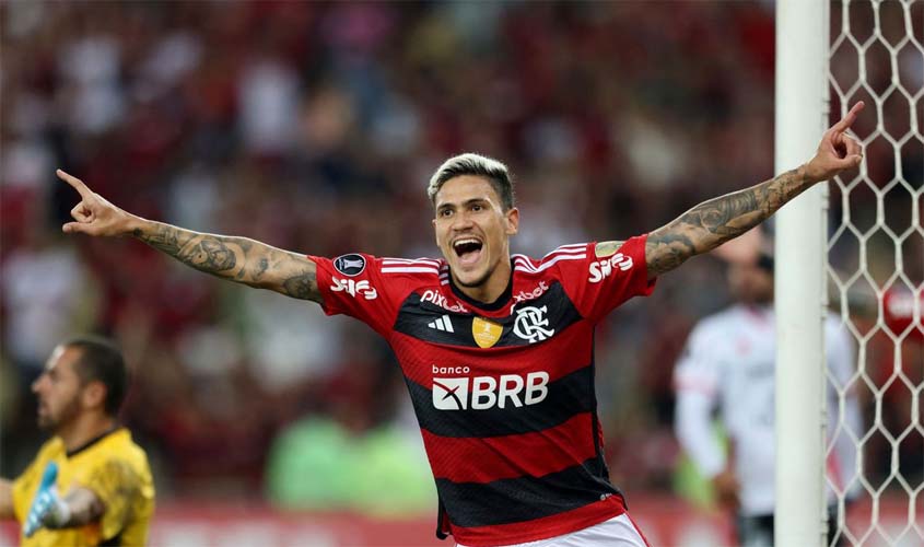 Com dois de Pedro, Flamengo vence a primeira na Libertadores 2023