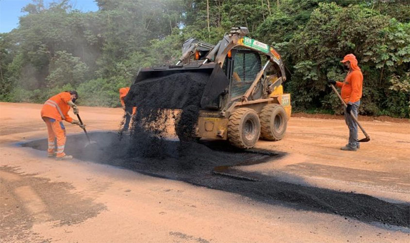Principal via de ligação das exportações de Rondônia passa por manutenção