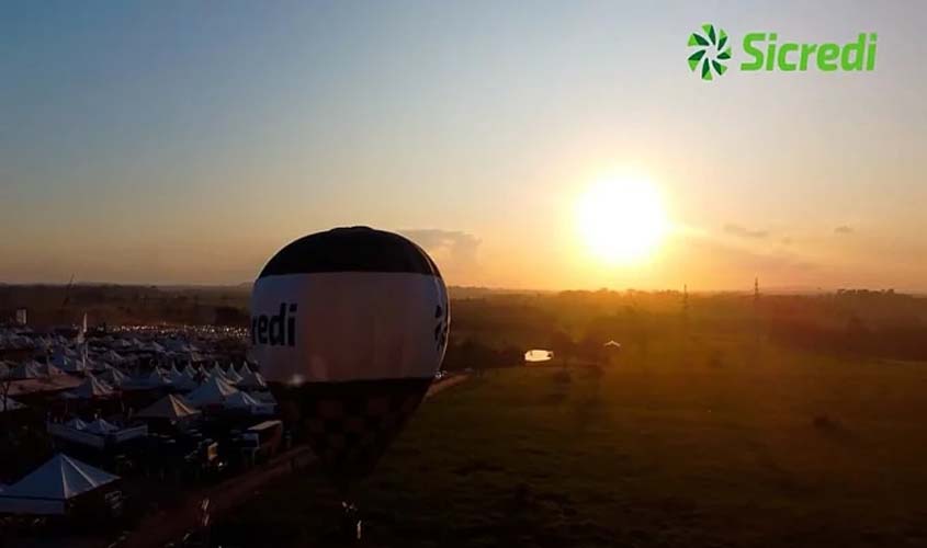 Com balão solidário, carreta e estande, Sicredi estará presente no Rondônia Rural Show 2023