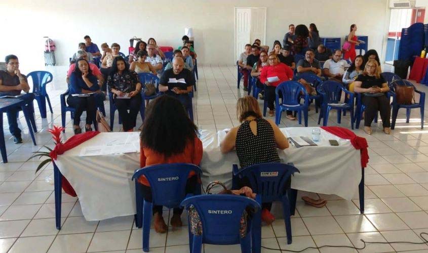 Integrantes do Sistema Diretivo do Sintero participam de reunião em Ouro Preto/RO 